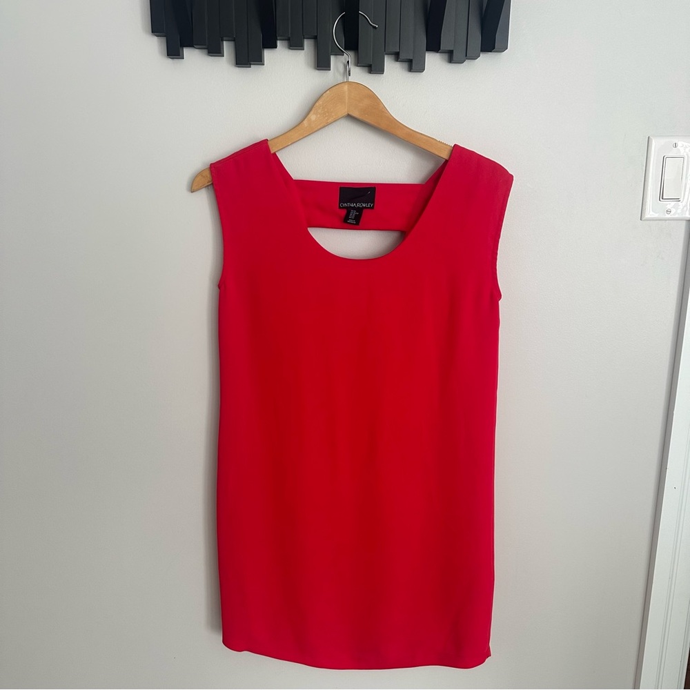 Cynthia Rowley Scarlet Sleeveless Mini Dress